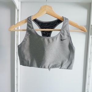 Nike grey sports bra